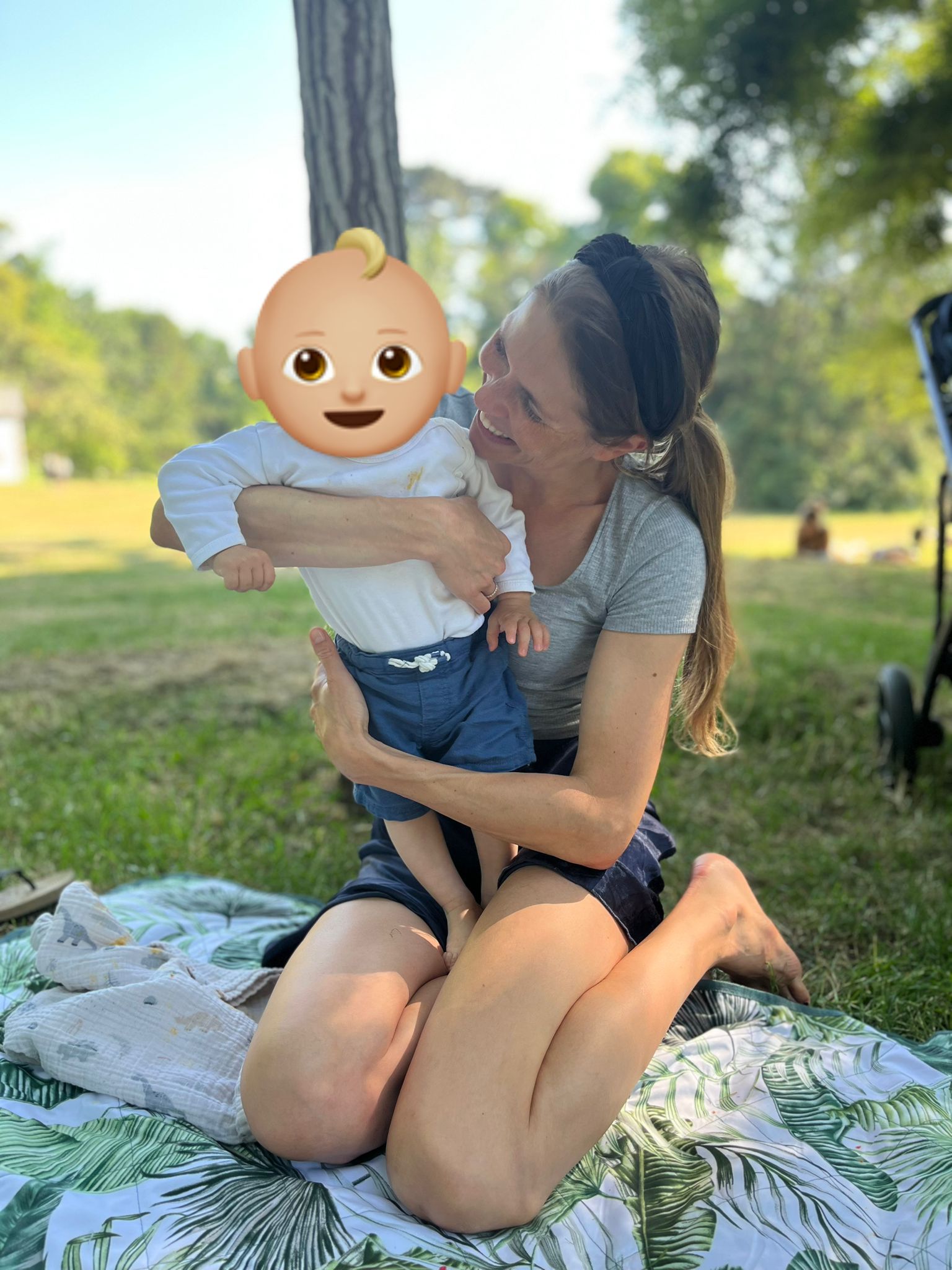 Theresa im Park
